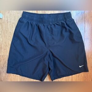 Nike Mens swim trunks Size Medium Black